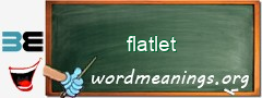 WordMeaning blackboard for flatlet